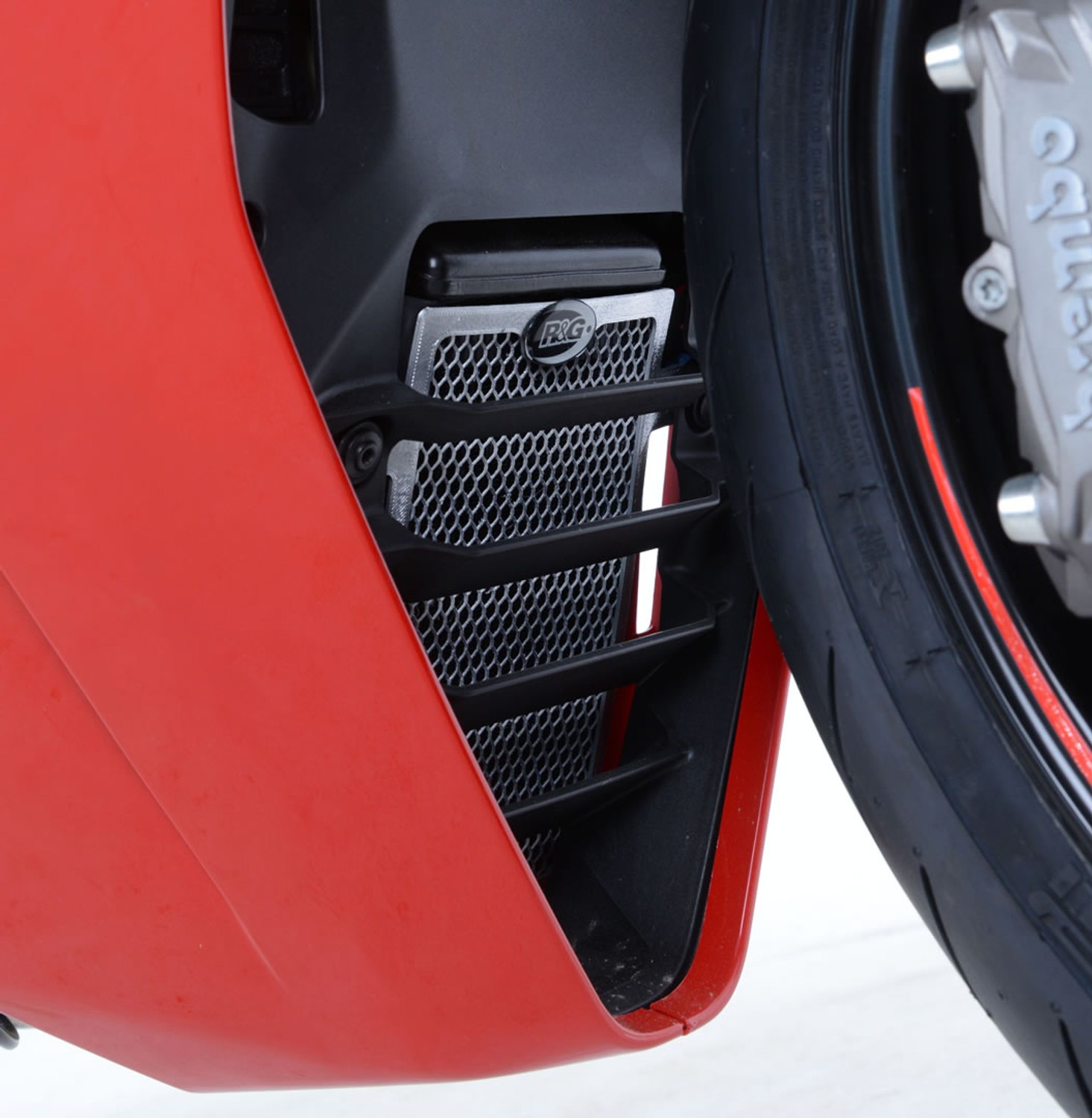 R&G Racing Oil Cooler Guard for Ducati Supersport (S) '17-'20, Supersport 950 (S) '21-'22 R&G Racing Oil Cooler Guard for Ducati Supersport (S) '17-'20, Supersport 950 (S) '21-'22